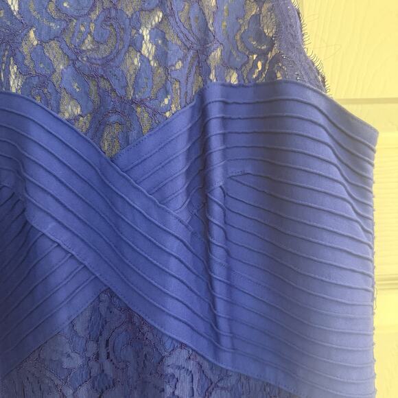 Tadashi Shoji Dress Sz 12 Blue Floor Length Mother of Bride/Groom Bridesmaid EUC - Picture 9 of 16